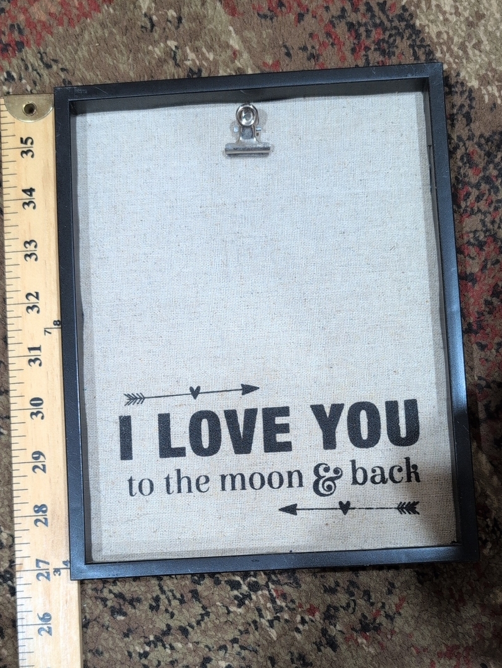I Love You to the Moon & Back Frame